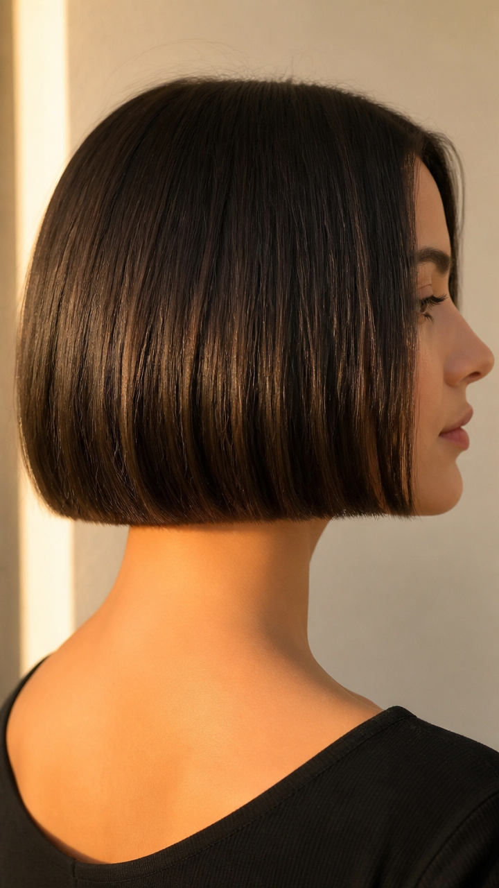 Blunt Chin-Length Bob