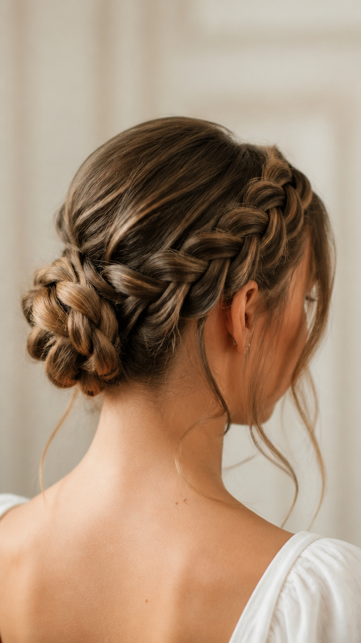 Braided Bun with Open Center
