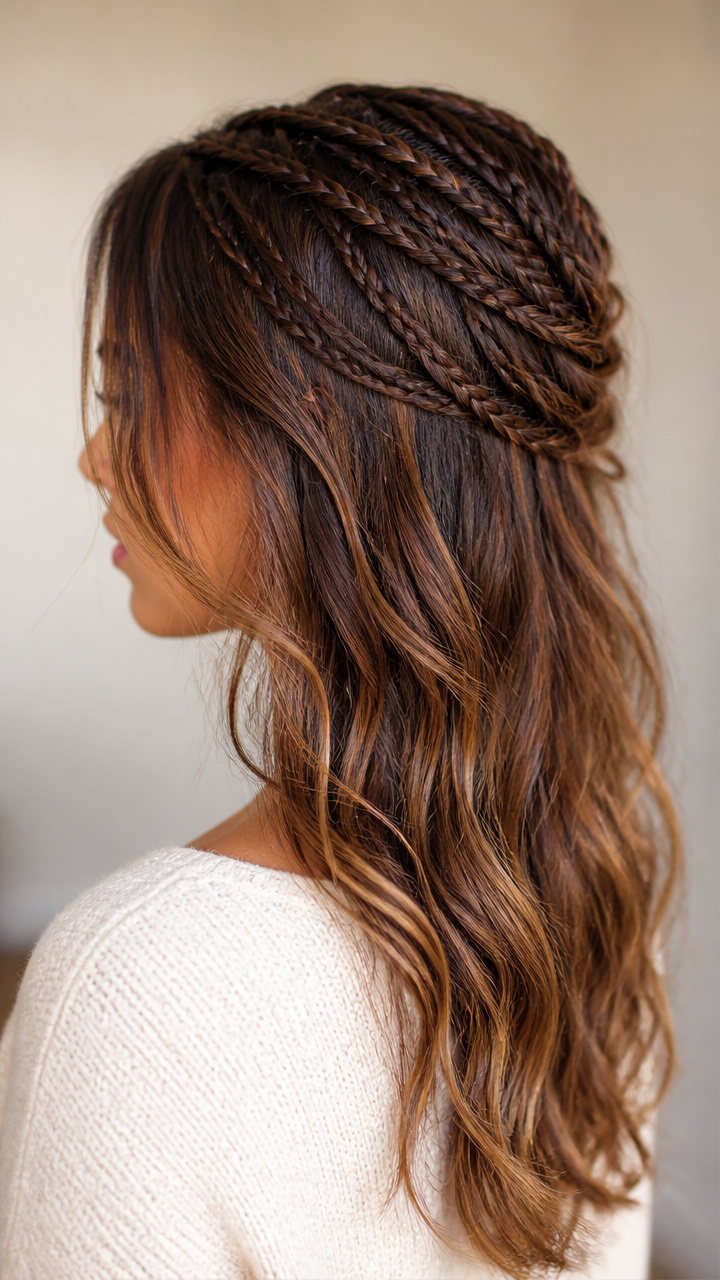 Cascading Mini Braids