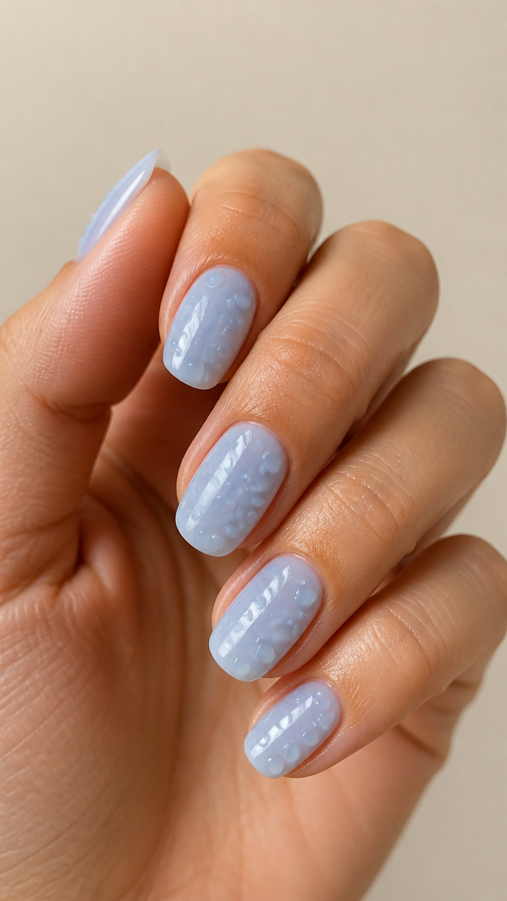 Dewdrop Dotted Manicure