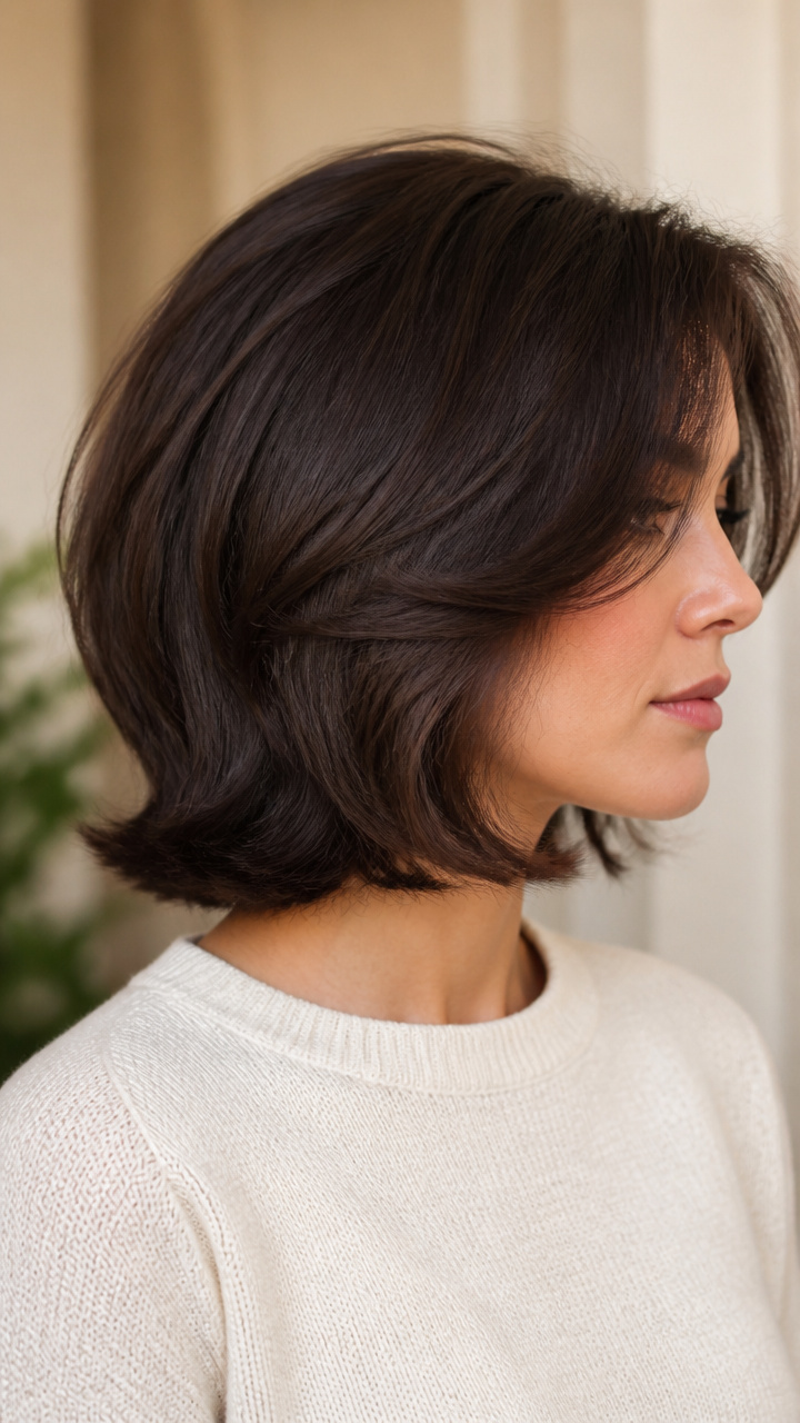 Face-Framing Layered Bob