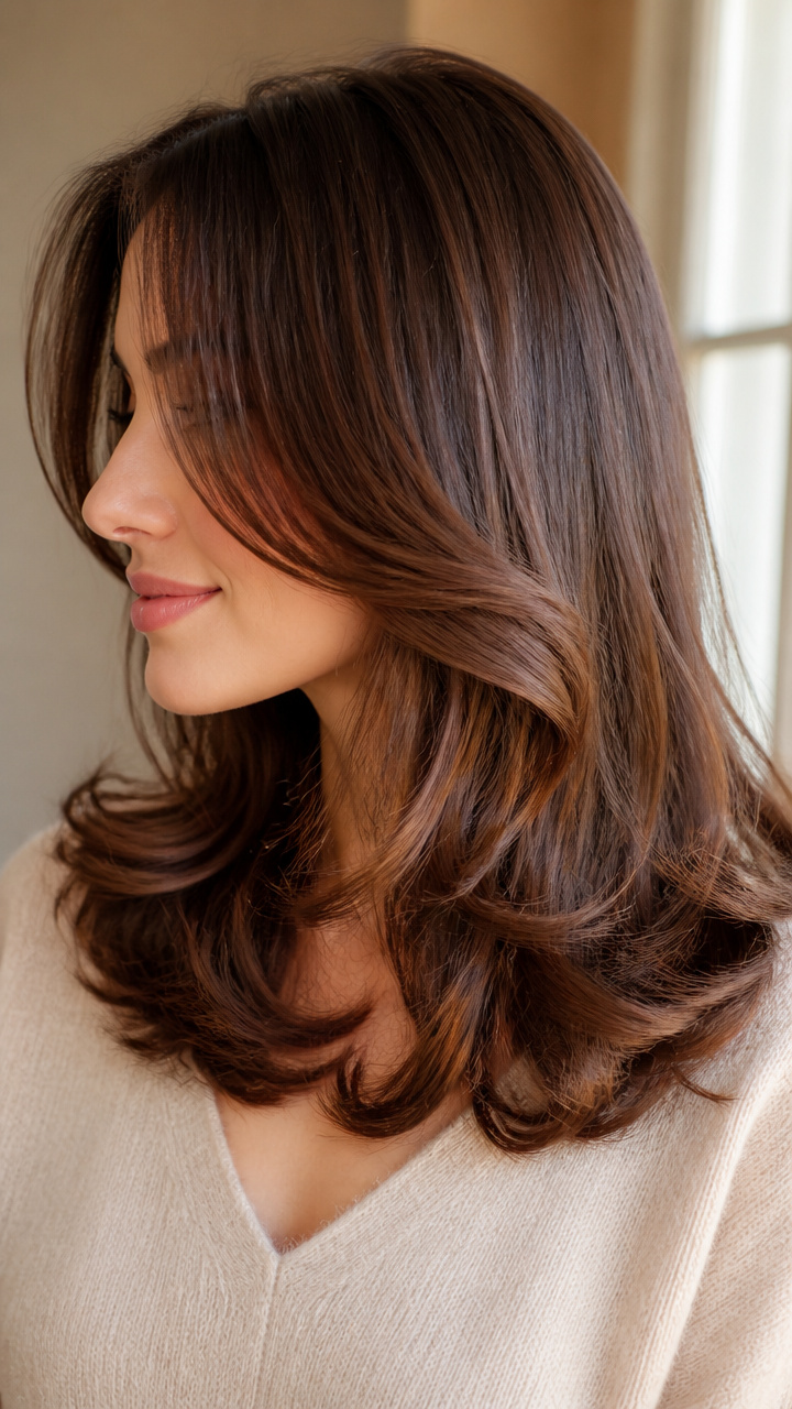 Face-Framing Layers with Curl