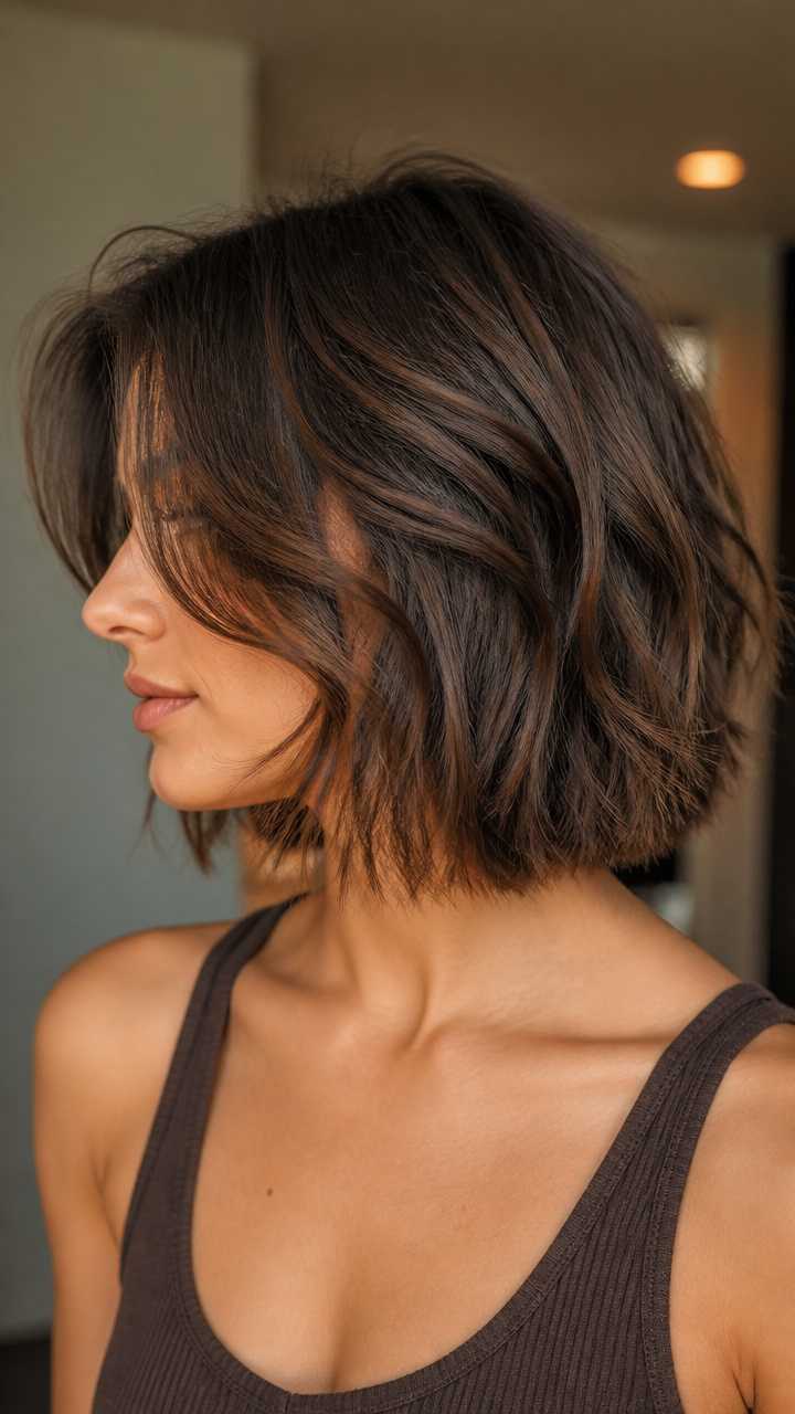 Face-Framing Shag Bob