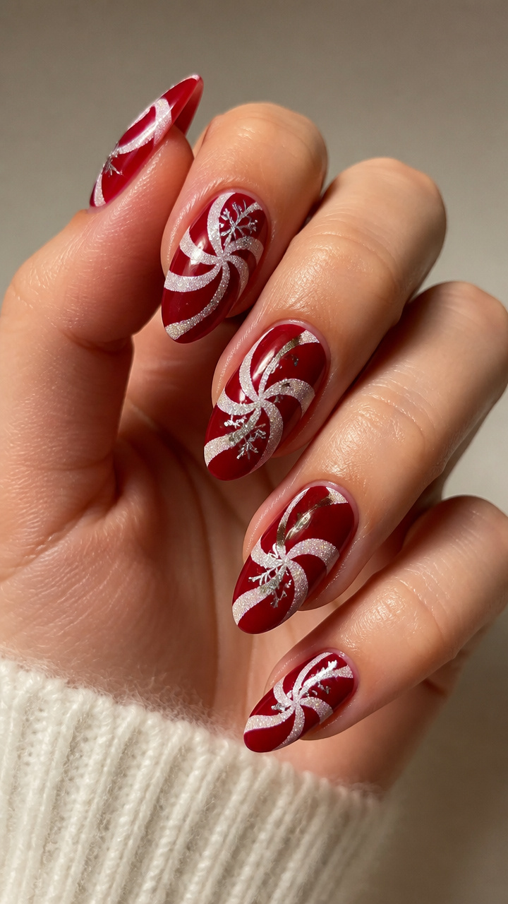 Frosted Peppermint Swirls