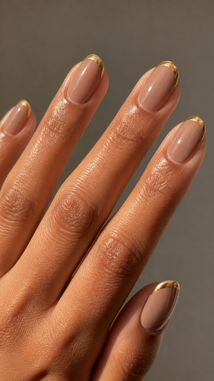 Gleaming Gold Hoop Tips