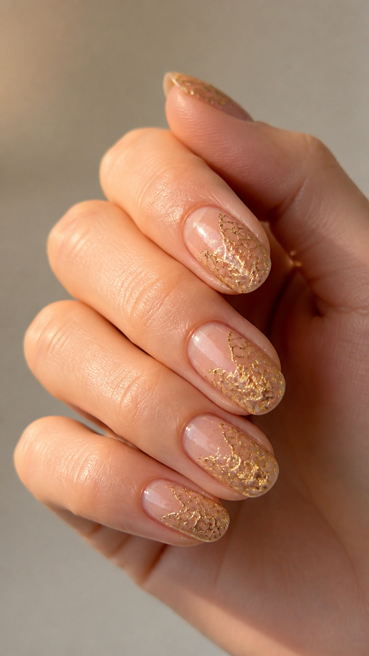 Gold Dust Lace Overlay
