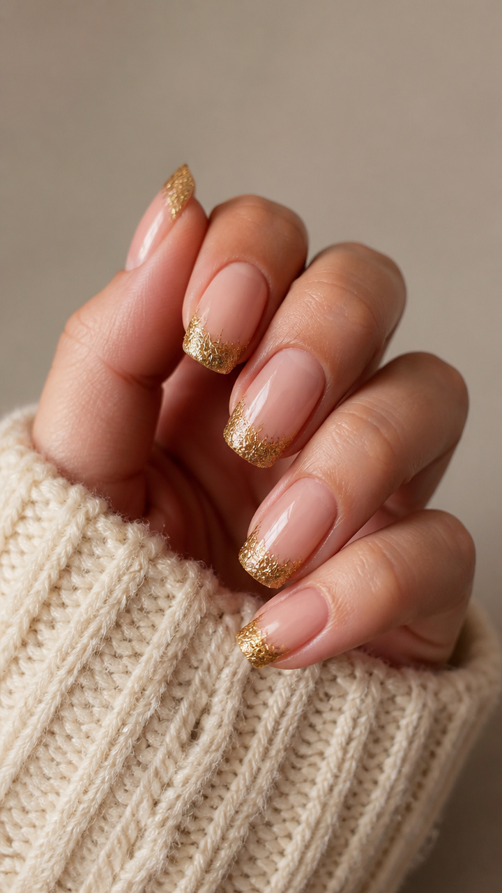 Gold Tinsel Tips