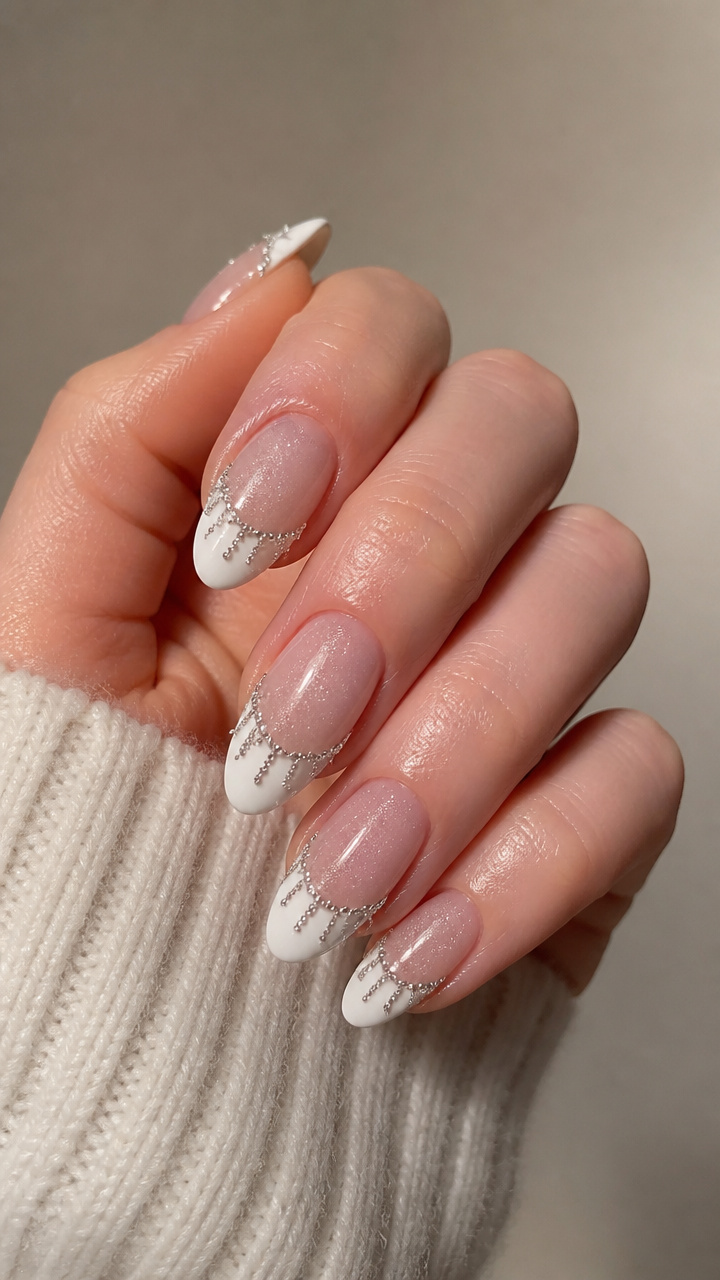 Icicle Rhinestone Edge
