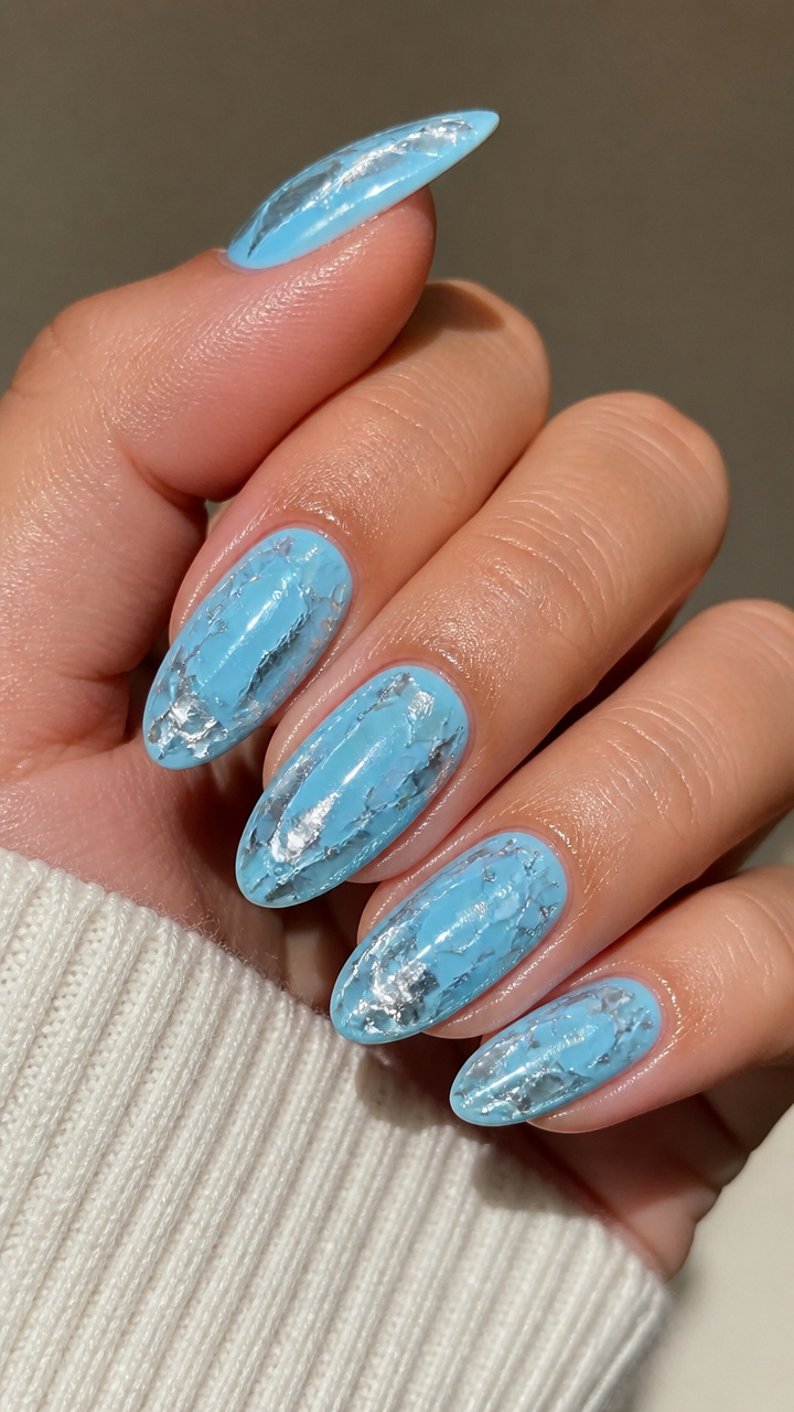 Icy Cracked Glass Effect