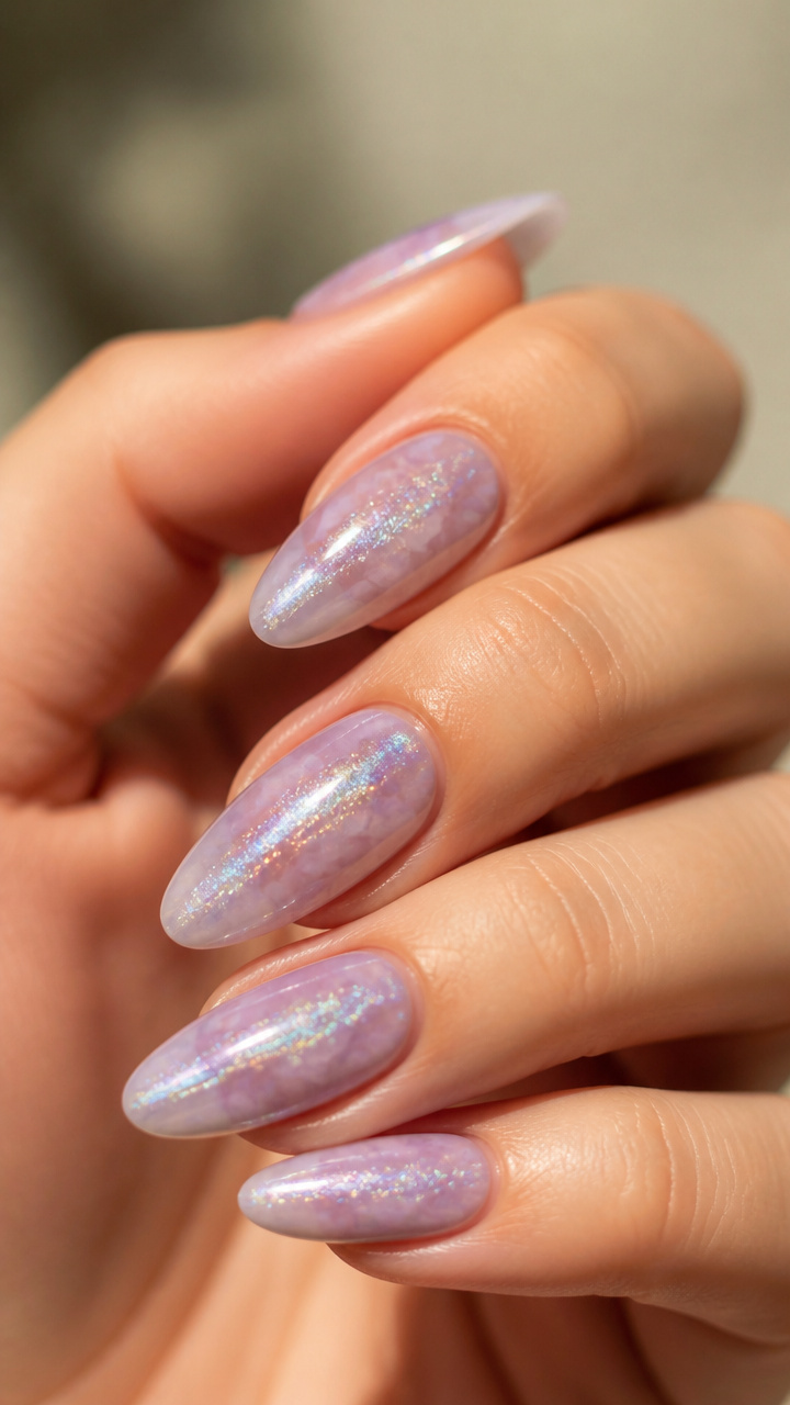 Icy Lavender Glass