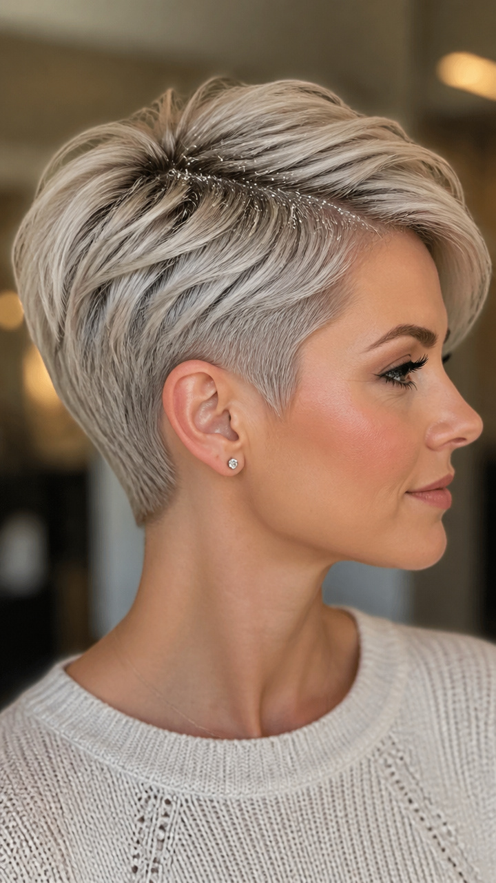 Icy Pixie with Glitter Detail