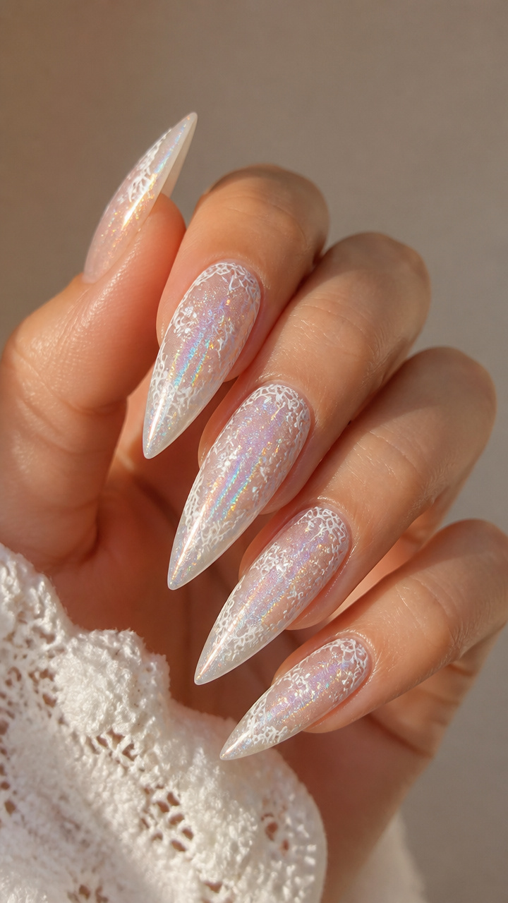 Iridescent Snow Lace