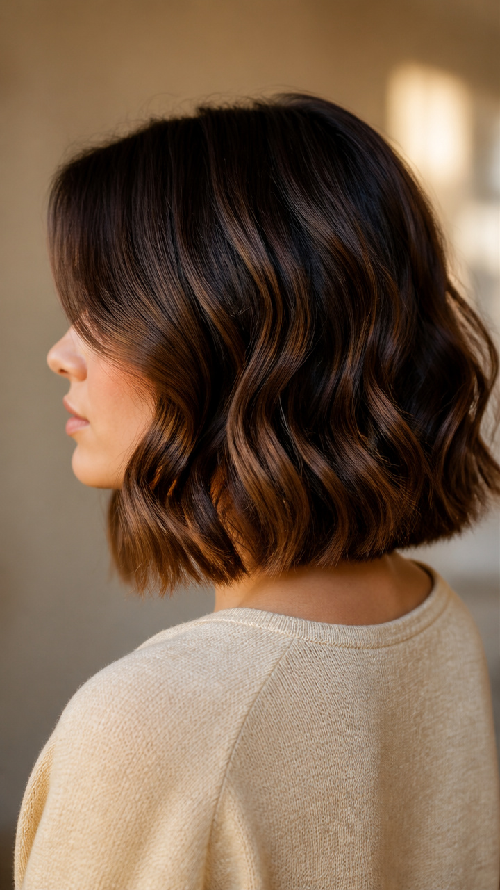 Long Bob with Deep Waves