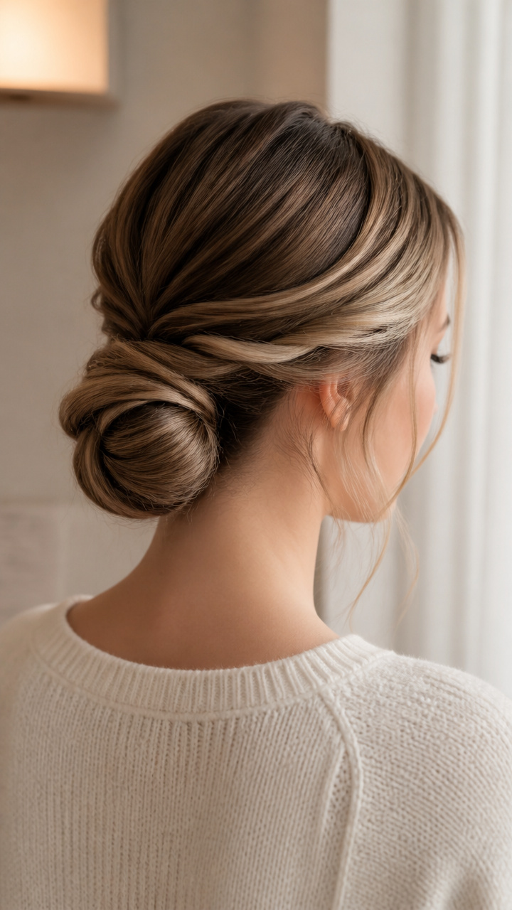 Low Twisted Chignon