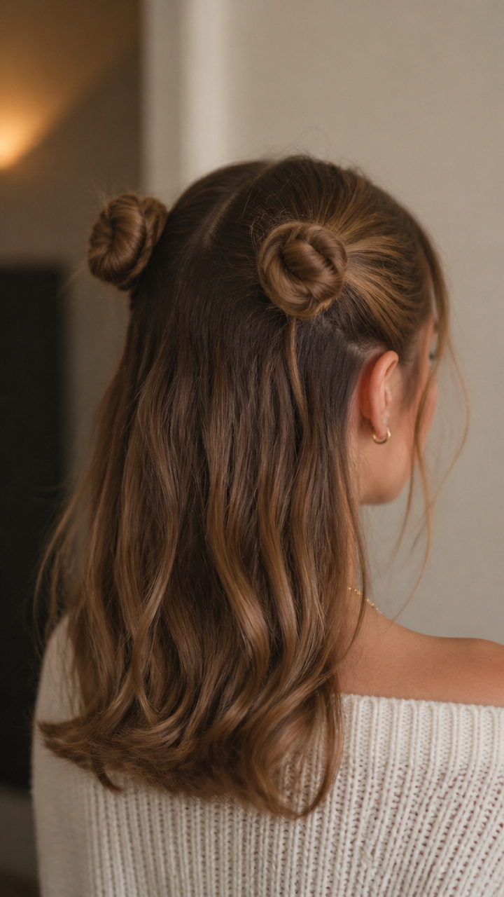 Mini Buns on Either Side