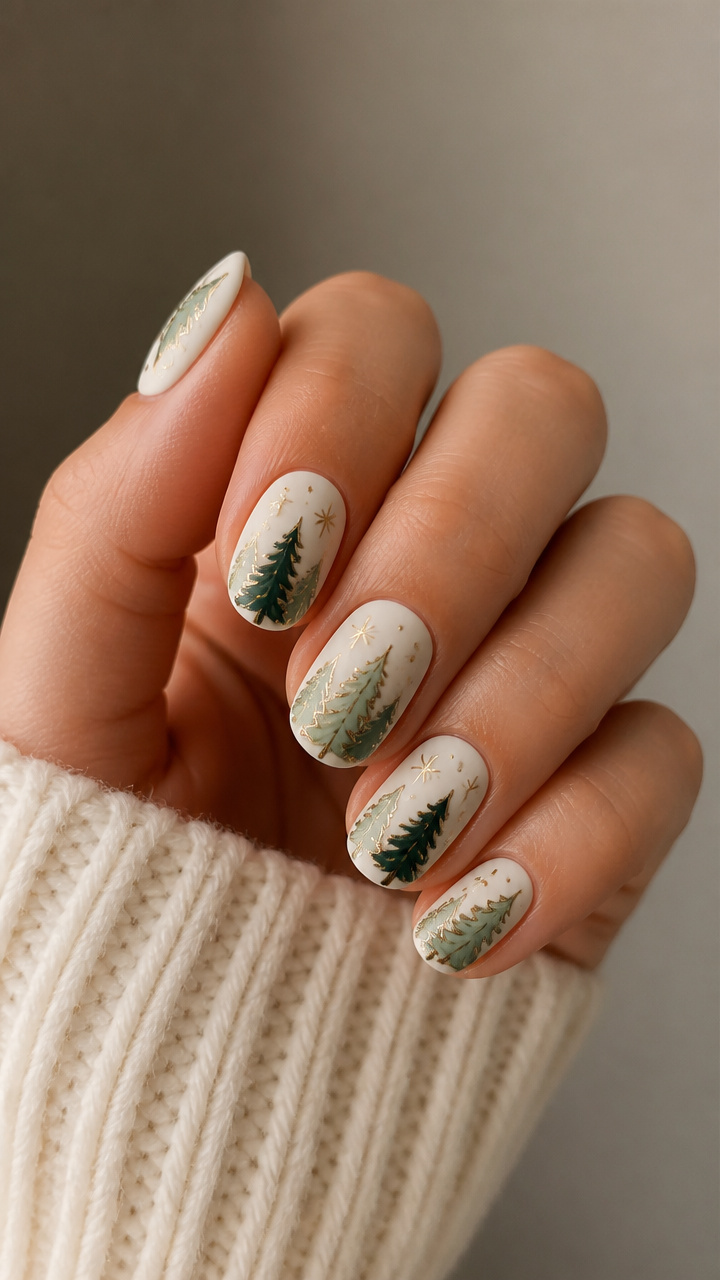 Miniature Evergreen Tree Art