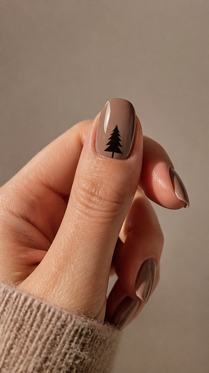 Minimalist Tree Silhouette