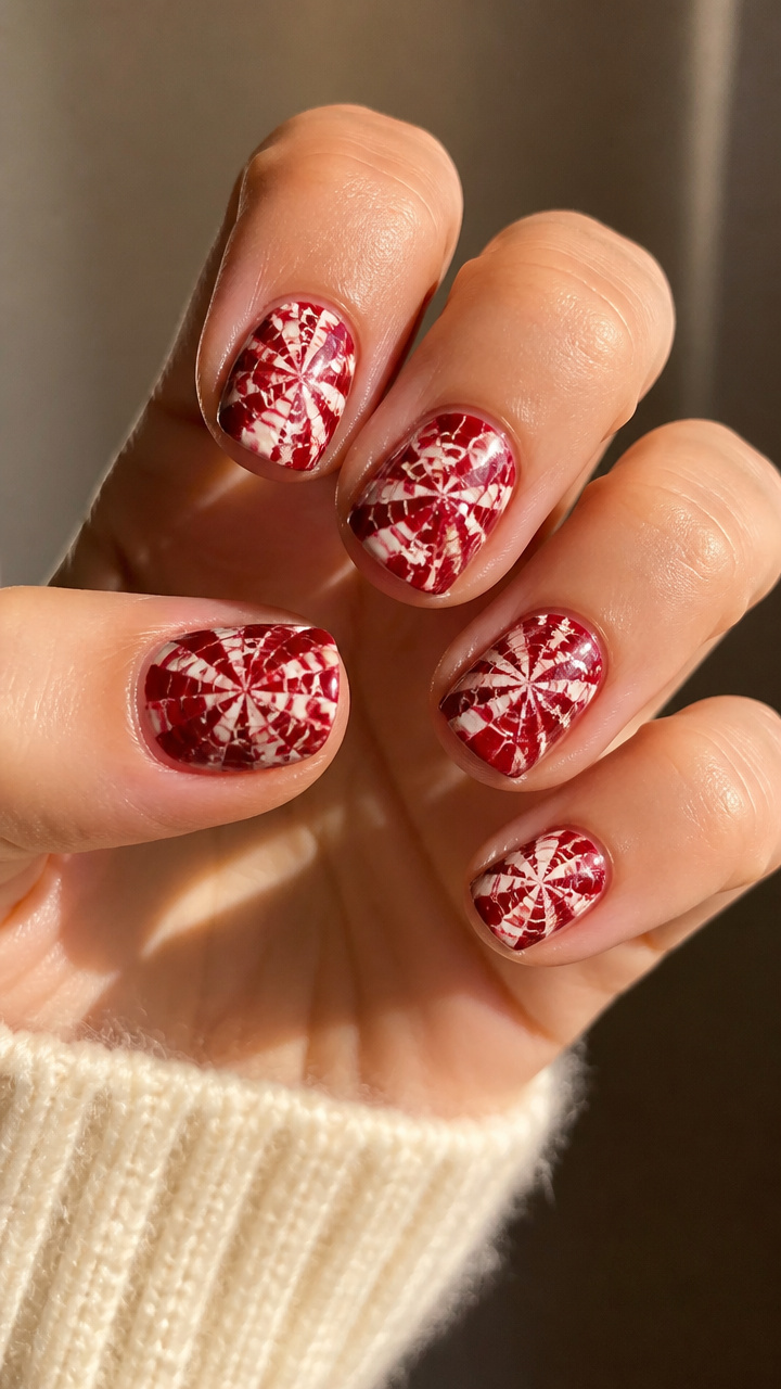 Peppermint Dot Crackle
