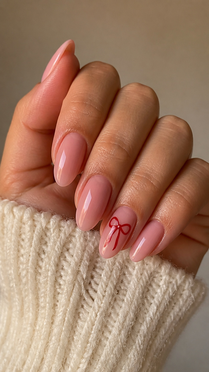 Red Bow Accent