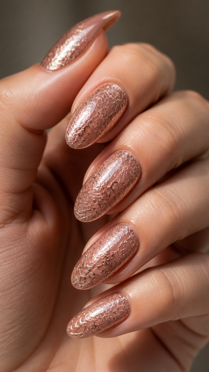Rose Gold Lace Veil