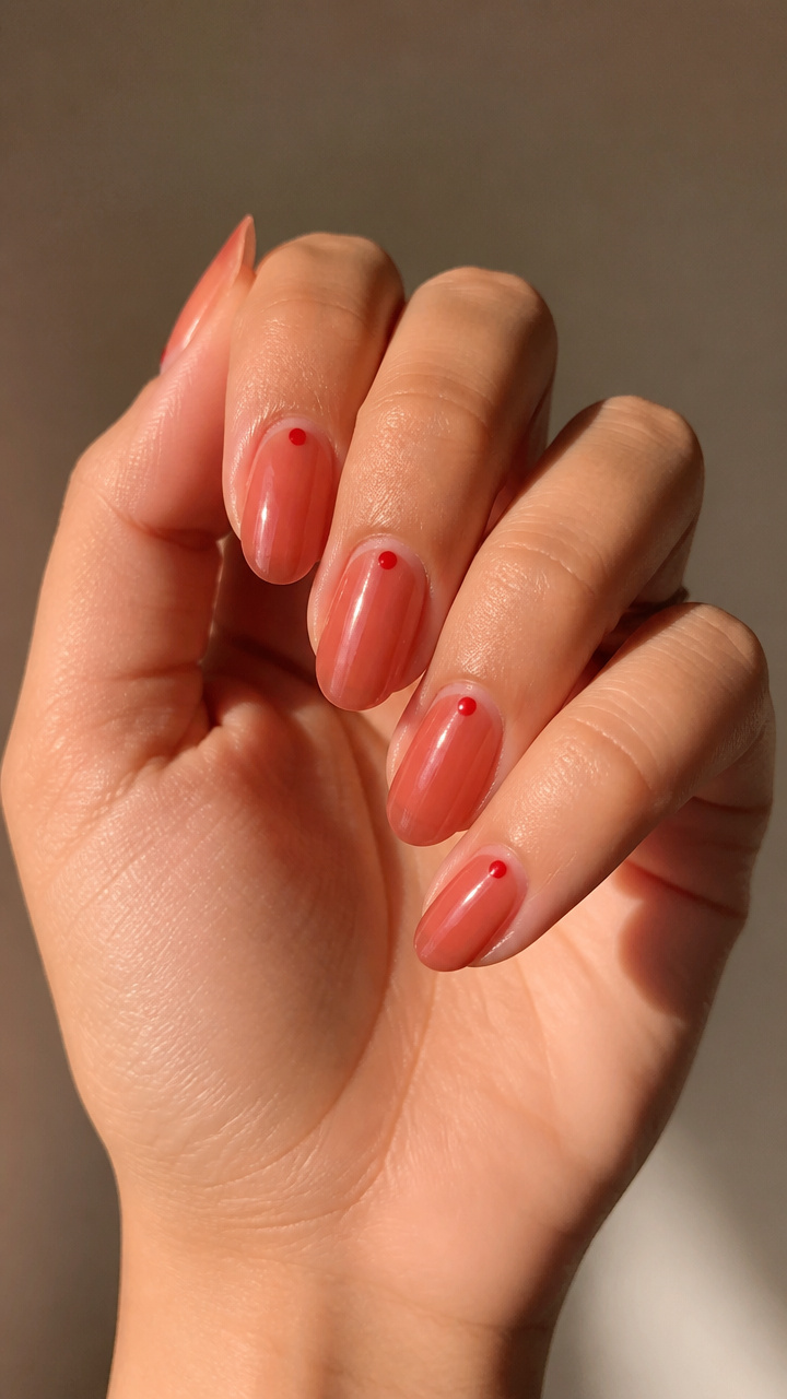 Scarlet Minimalist Dots