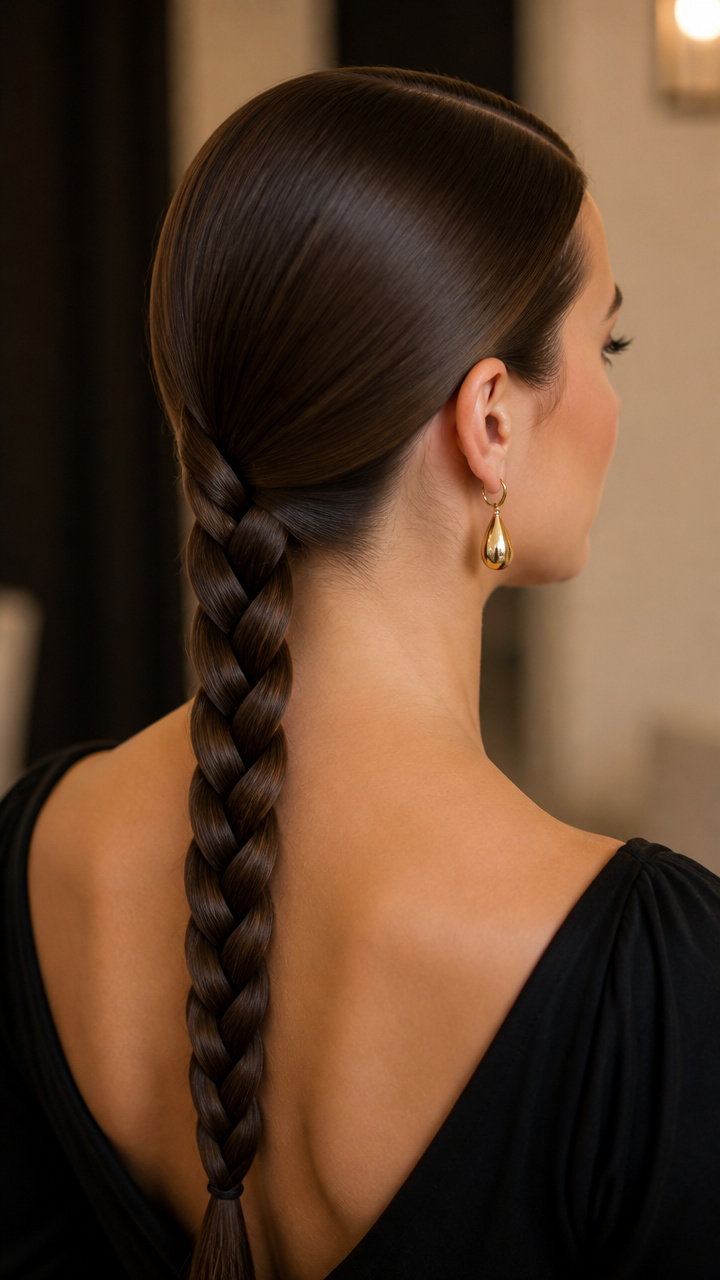 Sleek Low Braid