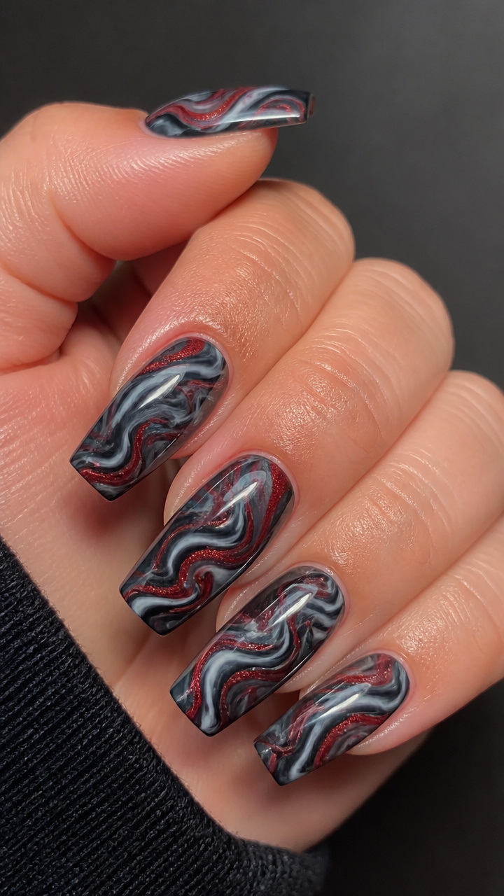 Smoked Peppermint Swirl