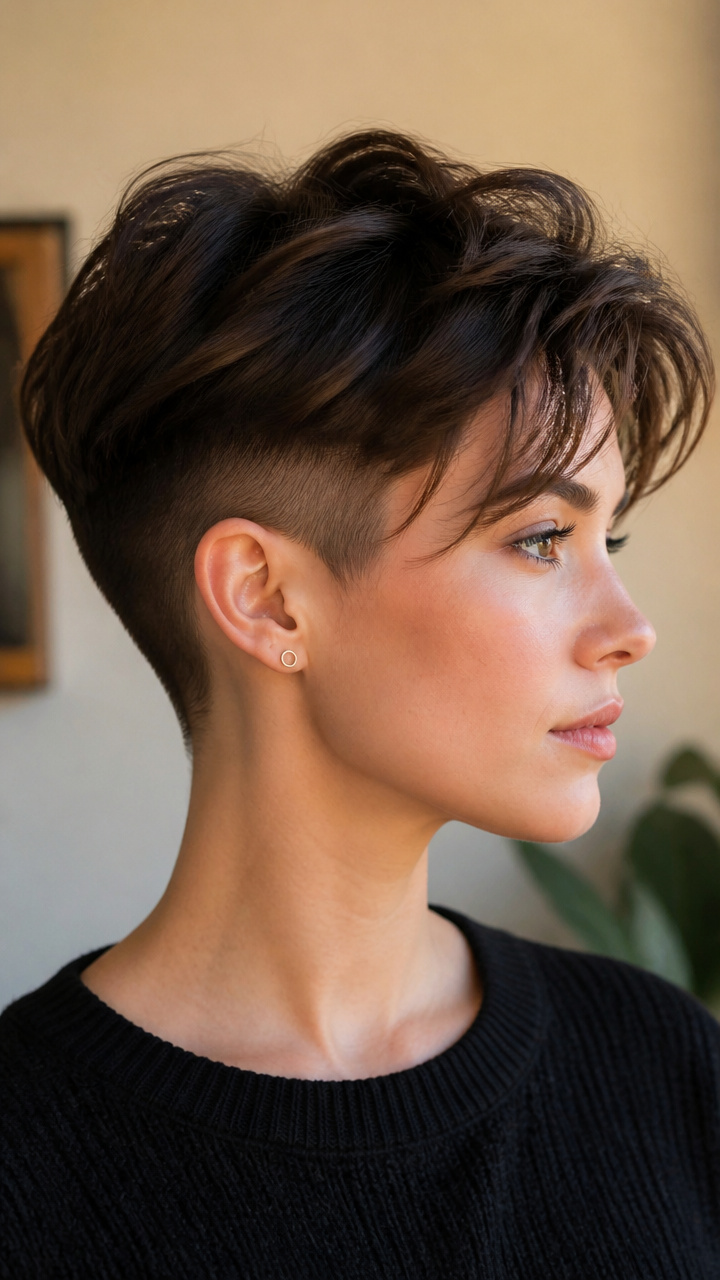 Soft Undercut with Top Texture