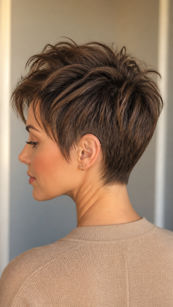 Textured Crop with Volume Crown