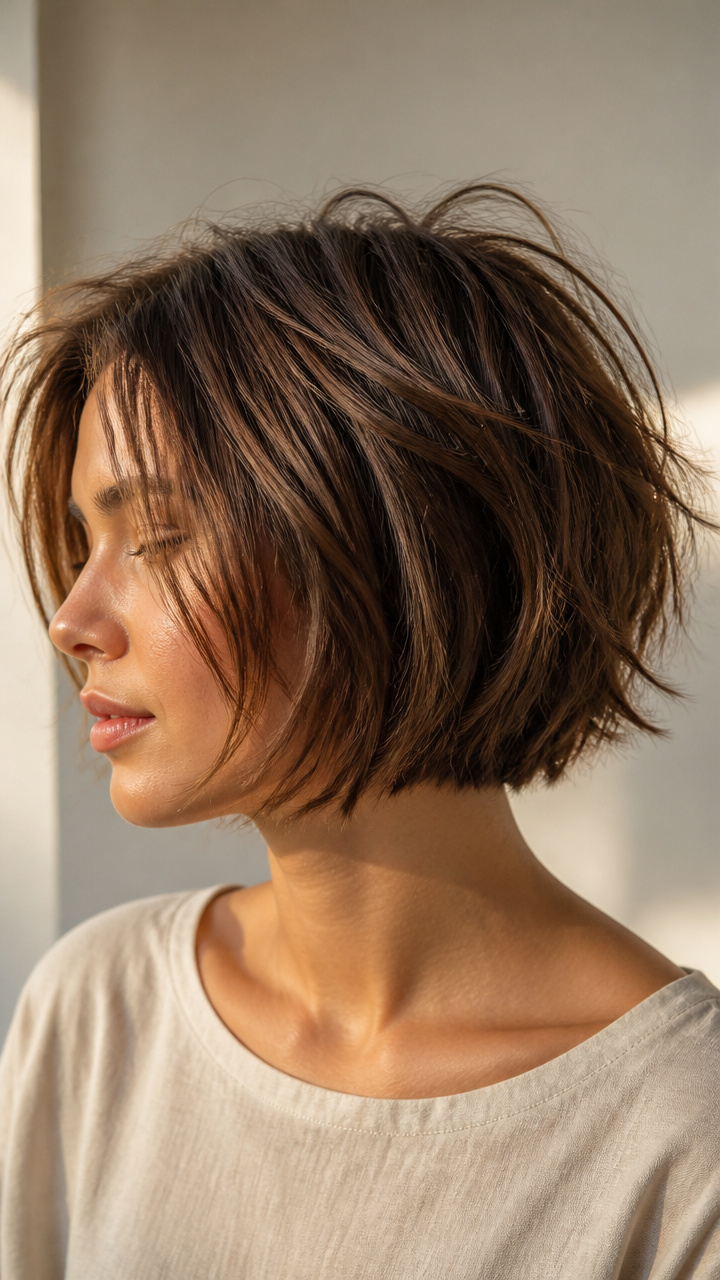 Tousled Bedhead Bob