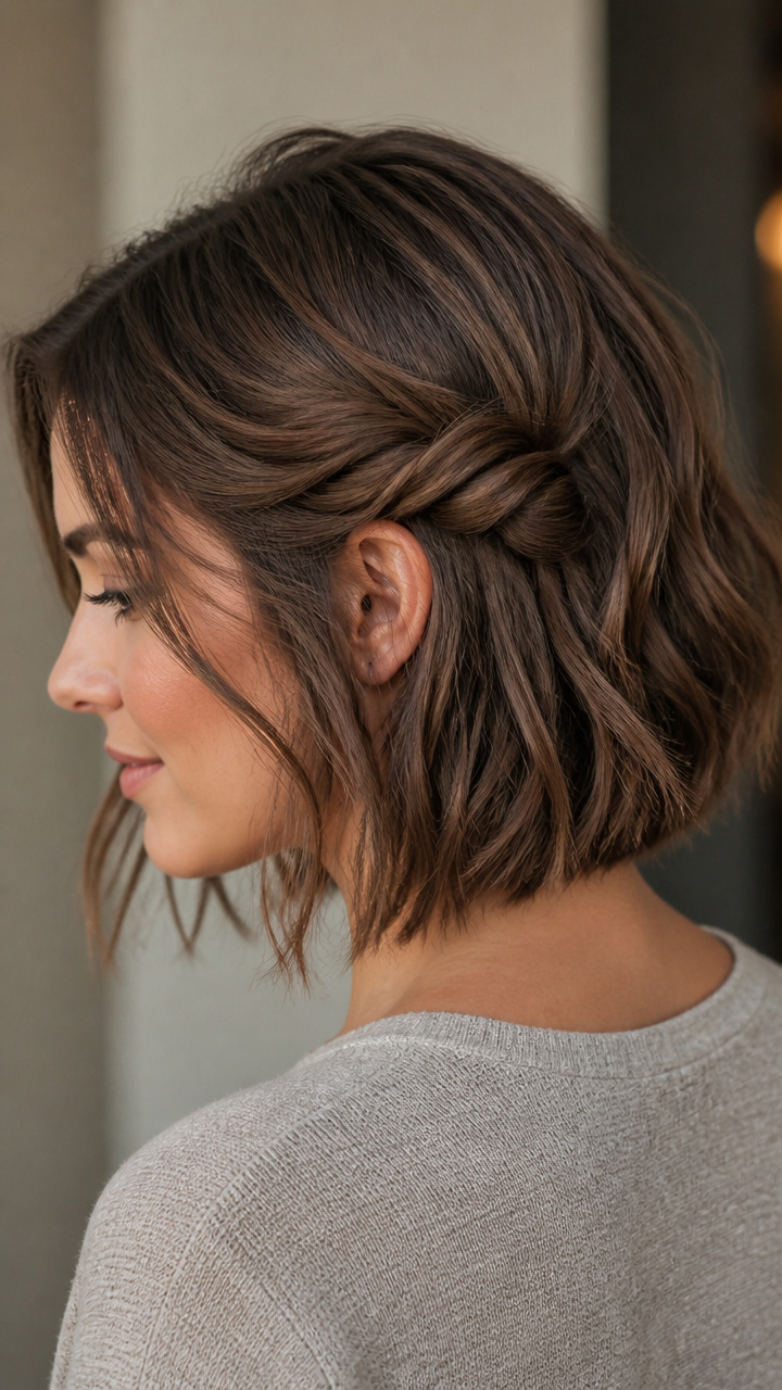 Twisted Side Knot Bob