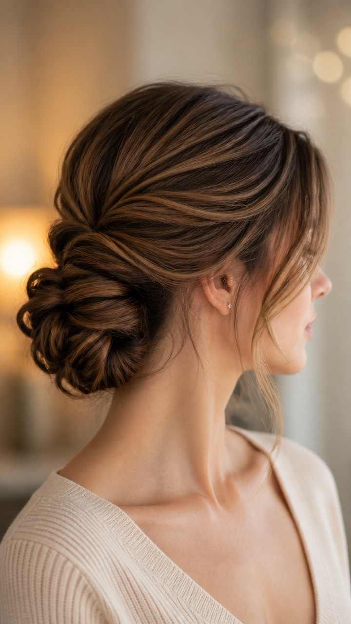 Twisted Side Updo