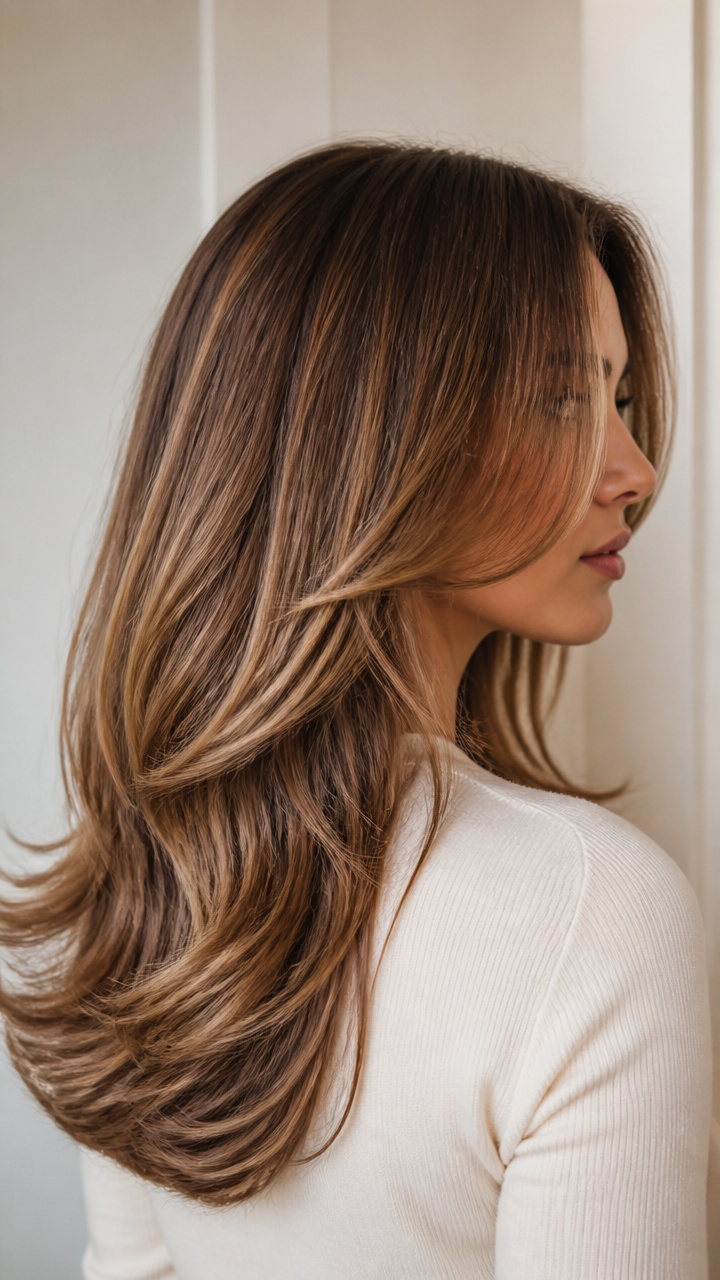 Voluminous Blowout With Face-Framing Layers