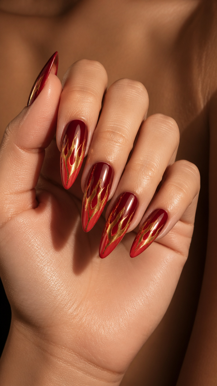 Winter Gilded Flames