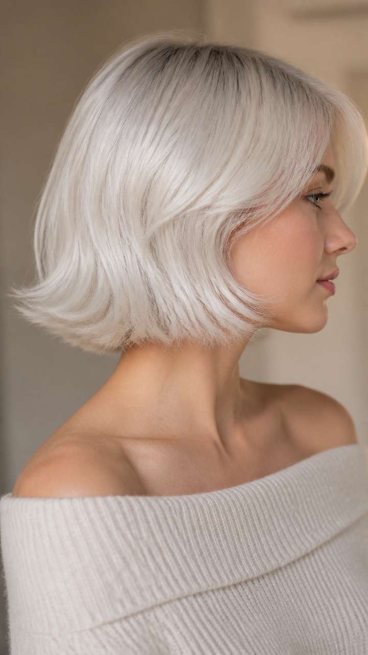 Winter White Bob Flip