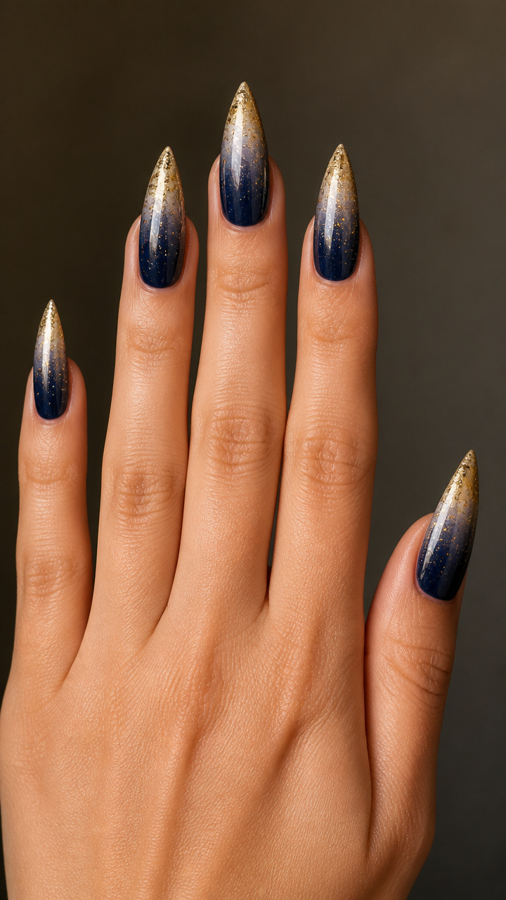 Gilded Moonlight Ombré