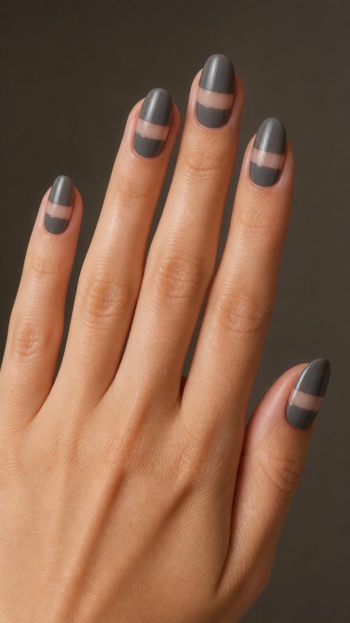 Smoke Gray with Negative Space Band