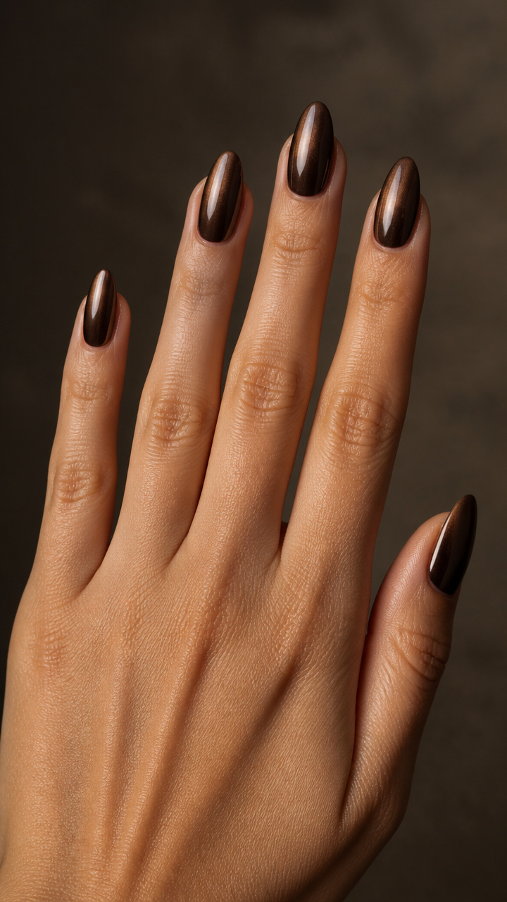 Bronze-Infused Espresso Almond Tips