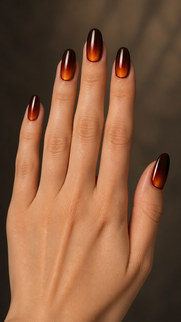 Espresso Chrome With Burnt Orange Chrome Gradient