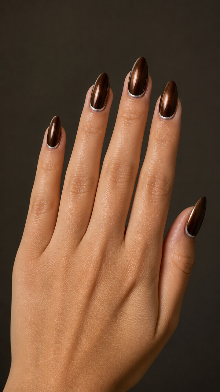 Espresso Chrome With Pearlized Cuticle Rim