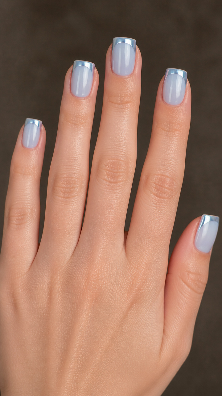 Frosted Glacier Chrome Tips