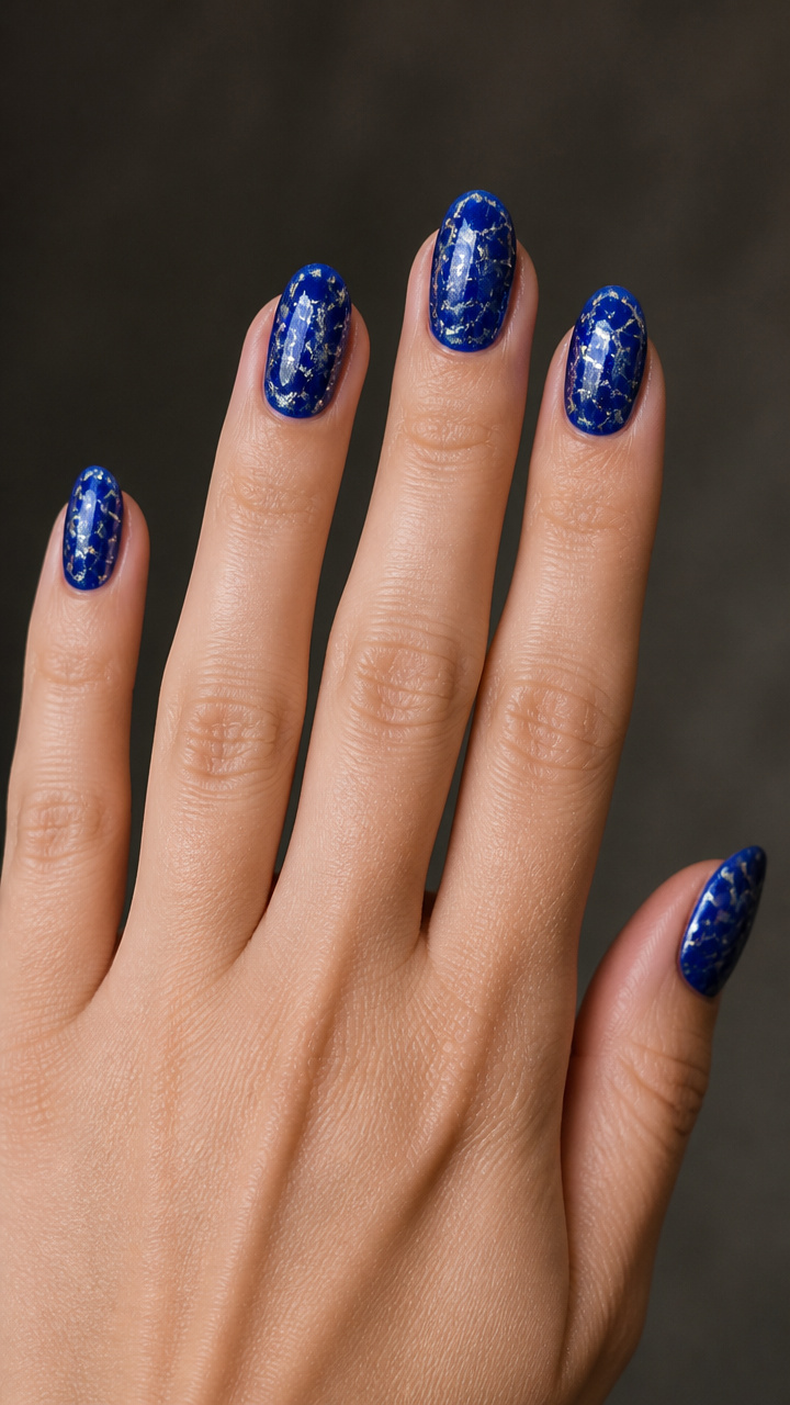 Cobalt Ice Crackle Effect