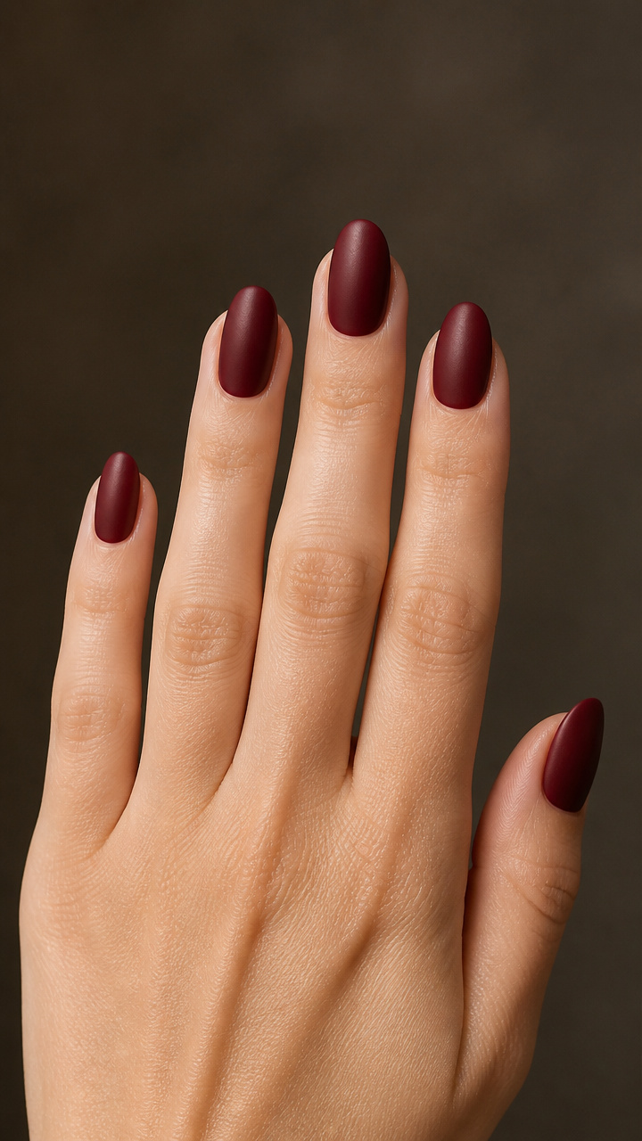 Cranberry Glaze with Matte Top