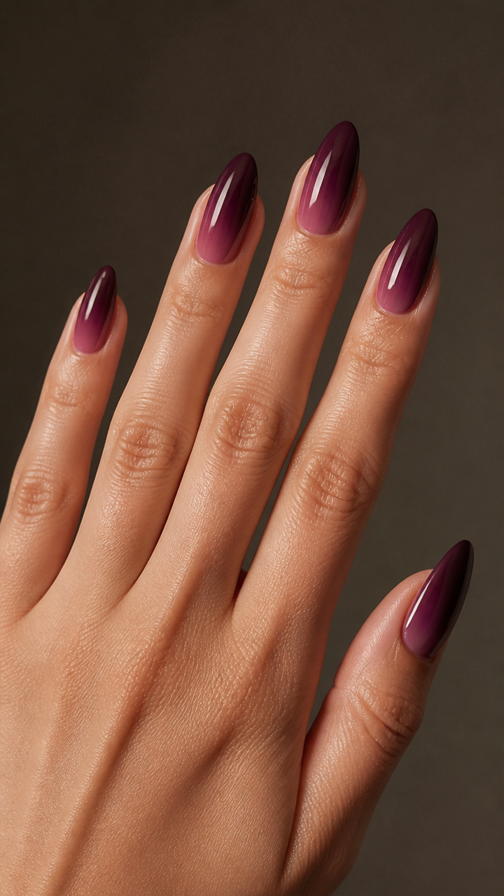 Plum Wine Gloss Gradient