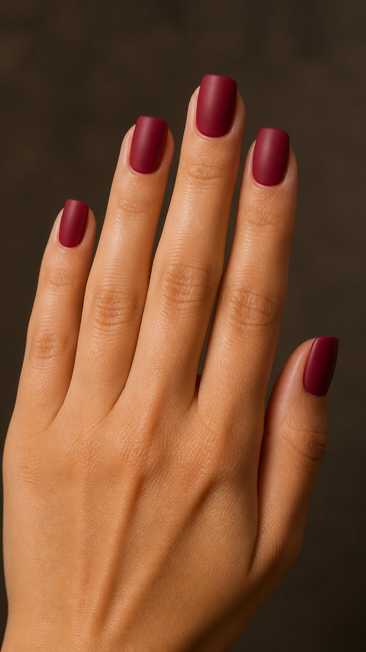 Frosted Berry Glaze with Matte Topcoat