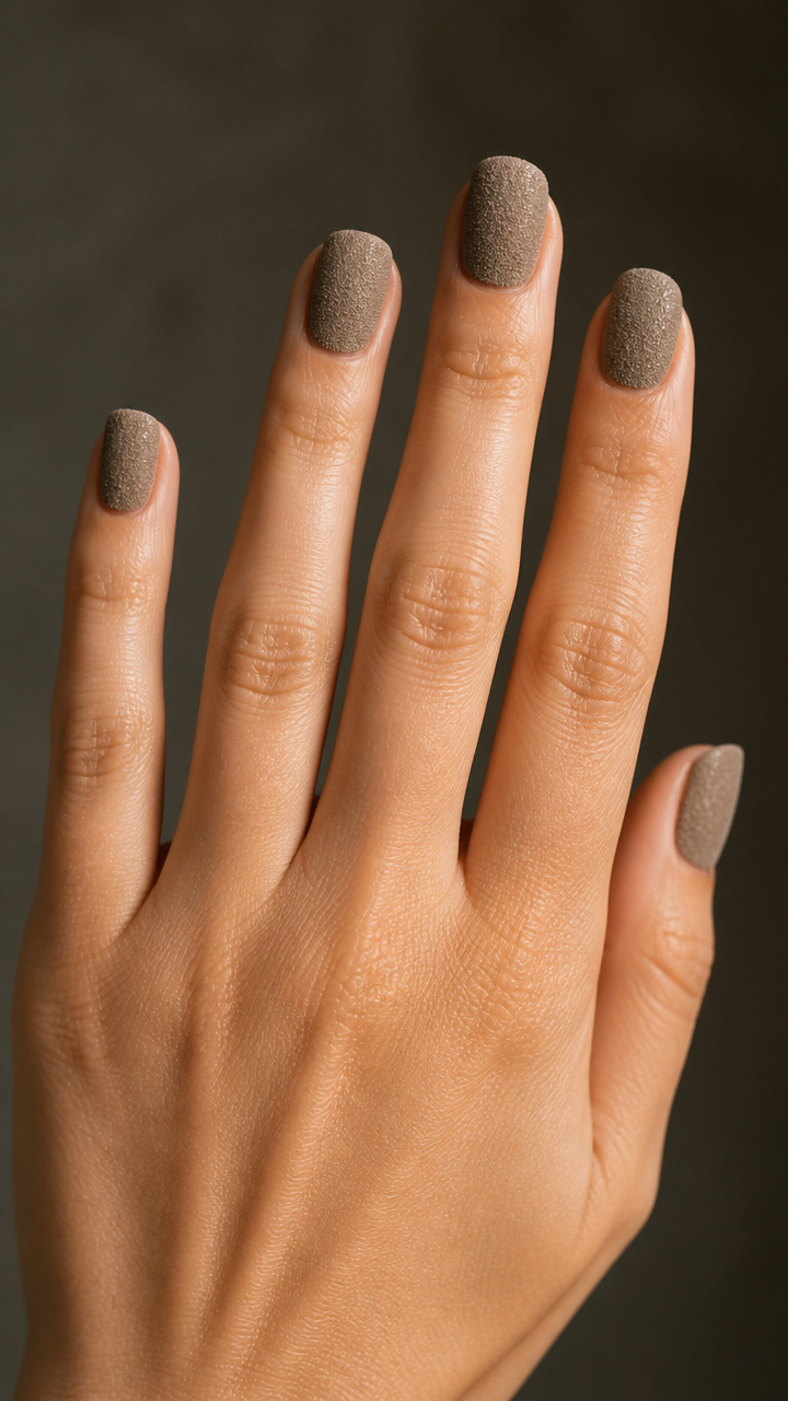 Charcoal Beige with Textured Sand Effect