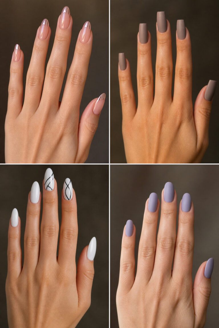 15 Simple January Nail Ideas for Low-Maintenance Nails
