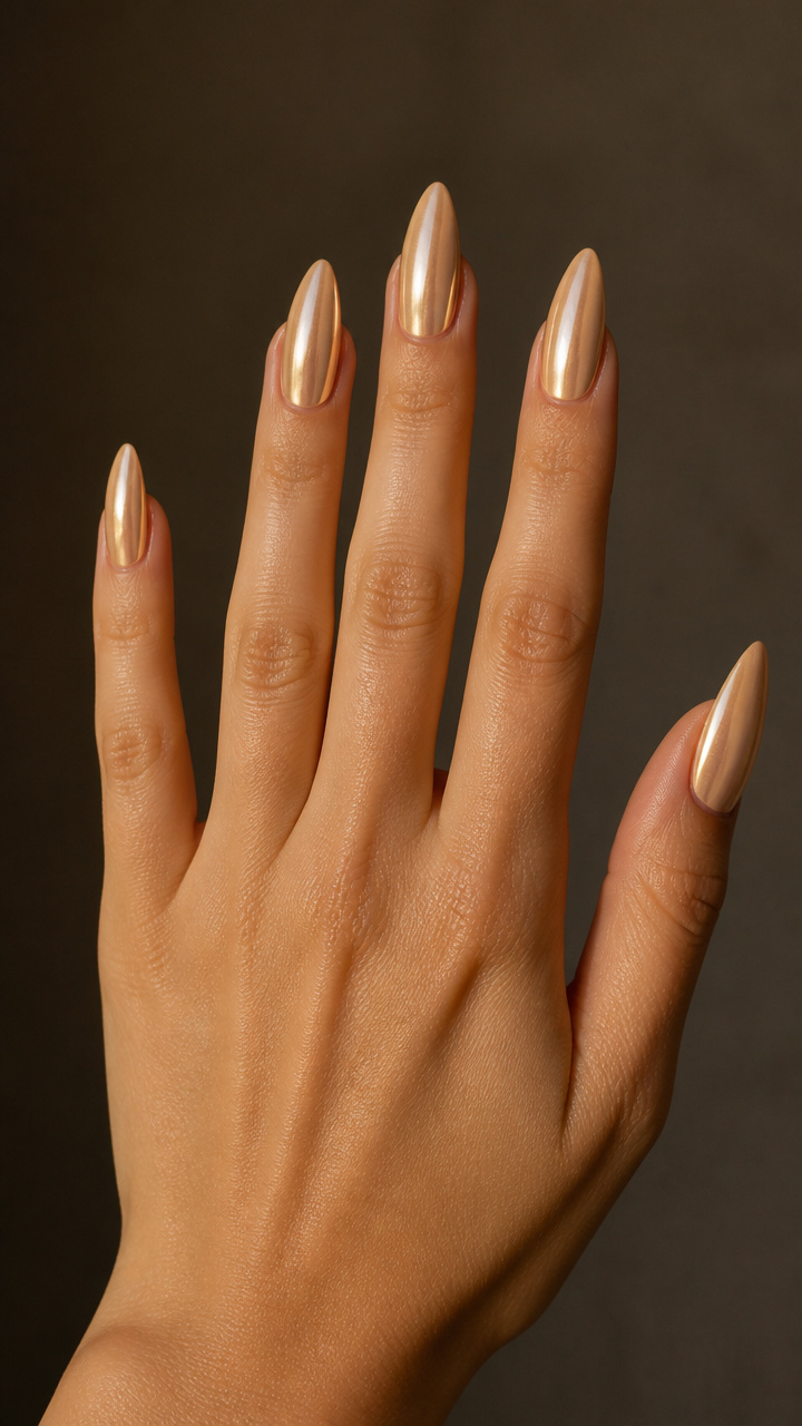 Soft Chrome Stiletto with Inner Glow