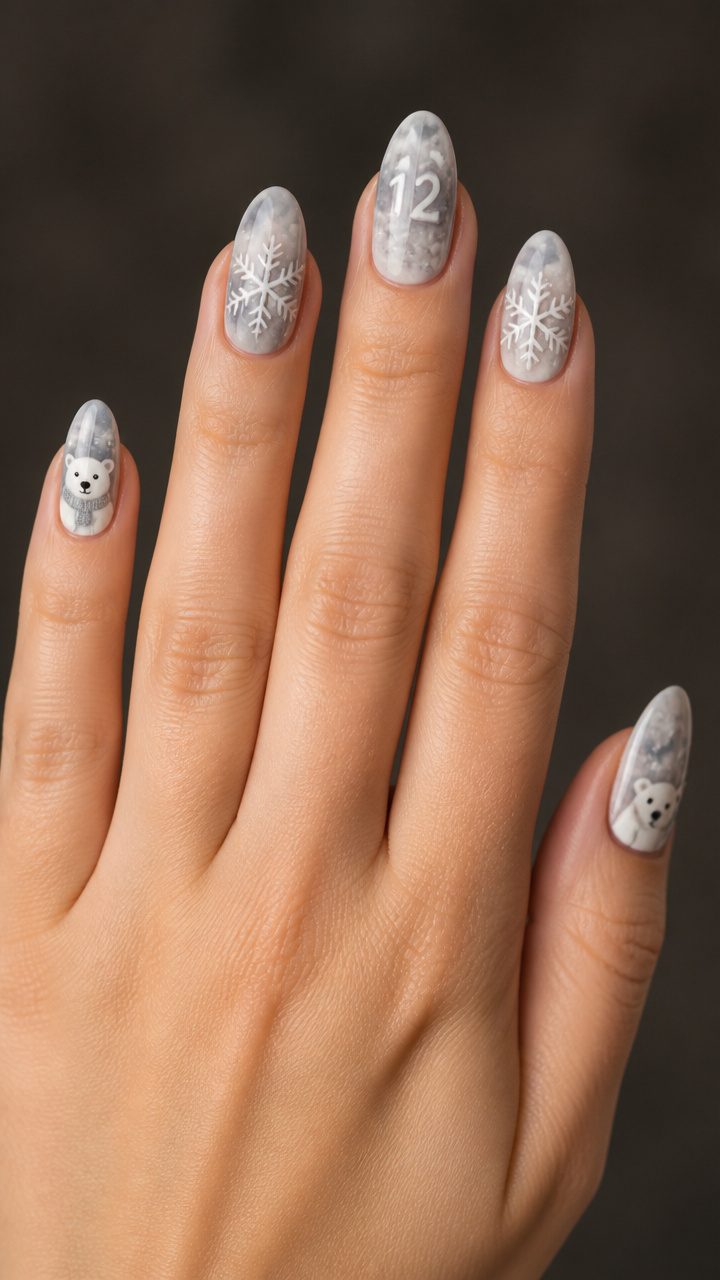 Polar Bear Print Countdown