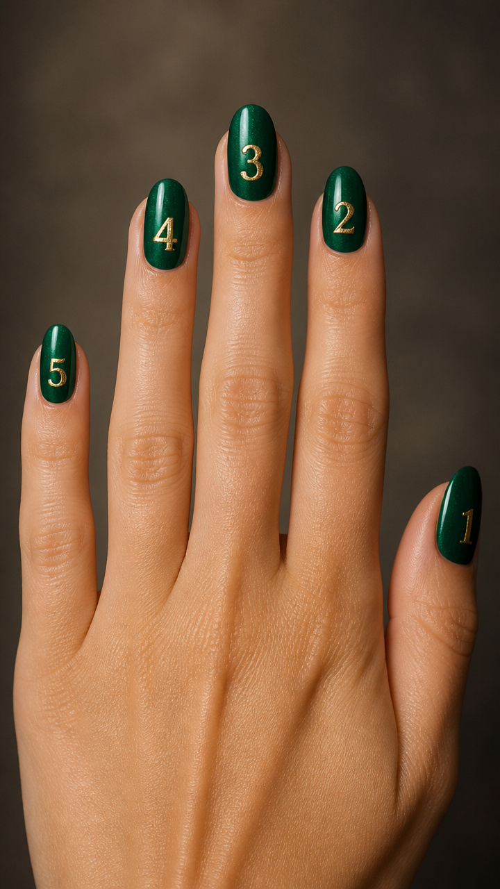 Foil-Punched Number Countdown
